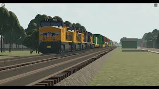 Super Long UP Intermodal In Southline District RO-Scale