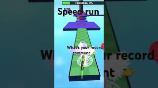 Bike obby speed run #roblox