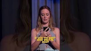 Emily Blunt Read: Tweet #emilyblunt #celebrityupdates #celebrity #celebrityinterviews #shorts