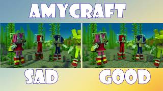 Sonic EYX + Fleetway + Metal Sonic | Good VS Sad End Sonic And Tails Dance Minecraft FNF