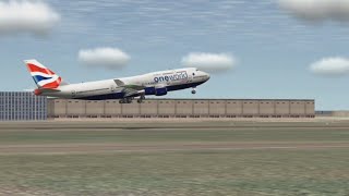 British Airways B747-400 Takeoff |Real Flight Simulator 4k| #shorts #rfsuniverse #rfs #rfsshorts #4k