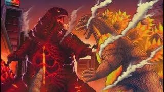 P.E Godzilla / Gazira Vs Burning Godzilla / Gazira (Rematch To claim tittle...)