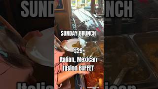 A Sunday Brunch Buffet in VEGAS w Mimosas #vegas #shortstravel #buffet #shortsvegas