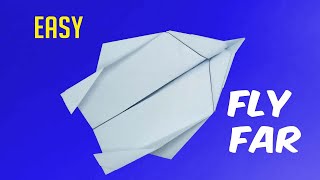 Paper Airplane!How to Make a Paper Airplane that Flies for a Really Long Time