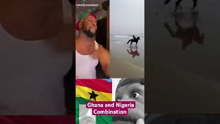 Nigeria artist testing microphone with a Ghanaian artist part one