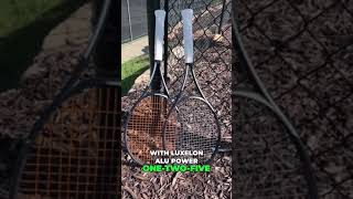 Racquet strung at 22 Lbs. - Mannarino Style - How does it play