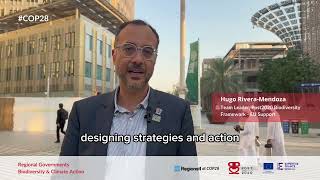 Ambition & action from regional governments to build resilience | Hugo Rivera