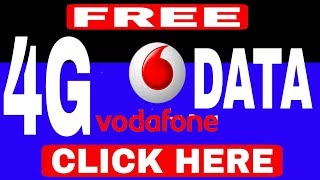 VODAFONE FREE 4GB 4G DATA FOR ALL