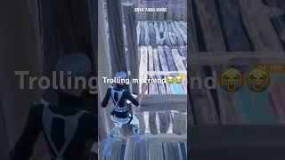 Trolling my friend in peice control #fortnite #fortniteclips