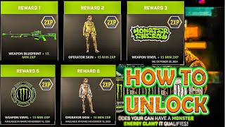 NEW Call Of Duty BLACK OPS 6 “Monster Energy”Skins How TO Unlock