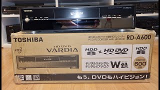 Toshiba Vardia HD-DVD RD-A600 Unboxing