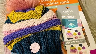 Caron X Pantone Review 1 | #crochet #yarn #marymaxim #review #knittingloom #knitting #pattern