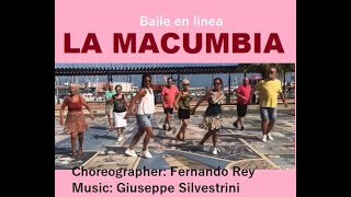 Ballo di gruppo   LA MACUMBIA   ( cumbia )   baile en linea by G Silvestrini