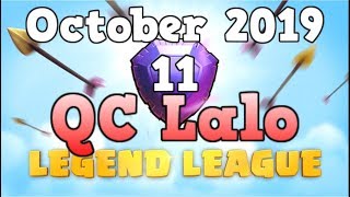 Raze | QC Lalo Legend League 3 Star Attacks! | October #11