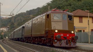 Reostati in azione alla testa dei TRENI STORICI sulle linee dei Giovi e del Turchino!