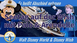 Kreuzfahrt mit der Disney Wish: Seetag auf dem Kreuzfahrtschiff mit Brunch im Palo