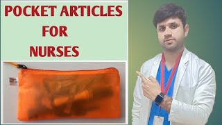 POCKET ARTICLES FOR STAFF NURSE