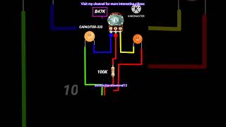 Mid tone controle circuit diagram with led connection##electric#project##youtube