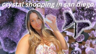 Weekend Vlog: Paige's Wedding in San Diego & Retail Crystal Shopping