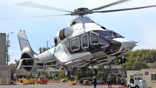 New Airbus Helicopters H160 (ACH160) landing at Hai Heli-expo 2024 Anaheim