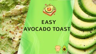 Easy avocado toast 🥑