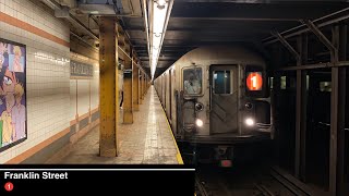 IRT Broadway-7th Avenue Line| (1) Lcl & (2)(3) Exp Train Action @ Franklin St