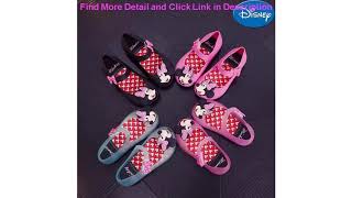 Disney Kids Sandals Clogs Fashion Children's Girls Cosplay Dress Up Party Sandals Crystal Princess