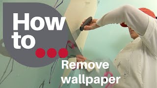 How to remove wallpaper | Strip old wallpaper | A simple method to strip wallpaper