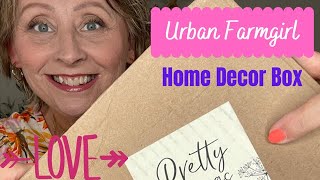 URBAN FARMGIRL Home Decor UNBOXING | Box was so big...I DROPPED IT!