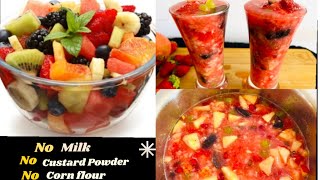 Refreshing Mixed Fruits Juice for Summer