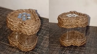 How to make aesthetic jewellery Box with bottle🫶🏻😍 it's very unique #viralvideo #diy #verycreative