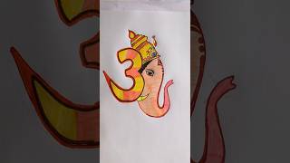 Ganpati sketch art|ganpati bappa drawing art|gajanana|ganesh chaturthi shorts|ganpati painting art