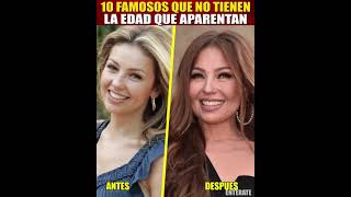 10 Famosos Que No Tienen La Edad Que Aparentan