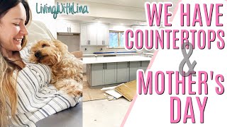 WE HAVE KITCHEN COUNTERTOPS House Construction Updates, & REUNITED WITH MY FUR BABY