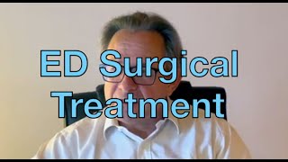 Erectile dysfunction Surgical Treatment