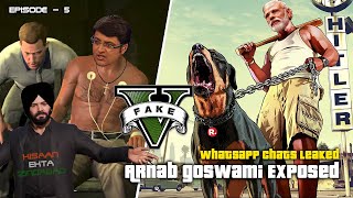 GTA 5 In Hindi | KHALISTAN | Lashkar-e-bhajpa | Funny Dubbing | Arnab Goswami | Ali brothers