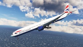 Best landing of a British Airways Boeing 777 at Miami International Airport - MFS2020