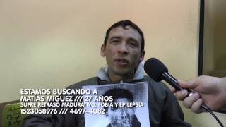 ESTAMOS BUSCANDO A MATIAS MIGUEZ