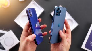 iPhone 12 Pro vs 12 Unboxing + 1 Week Later Review!