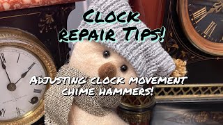 Clock Repair Tip: Adjusting Clock Chime Hammers!