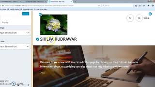 How to creat website using wordpress by Shilpa Rudrawar