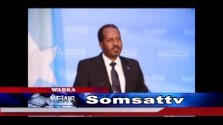 warka Somsattv 8-8-2014 Madaxweynaha Somalia oo sheegey in ay ka faa'iideen shirkii washington