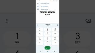 Telenor balance save Karne ka tarika#youtubeshorts