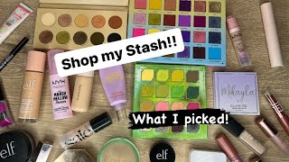 SHOP MY STASH!! |Picking out my makeup