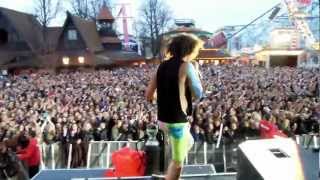 Backstage- LMFAO Live in Stockholm @ Gronalund 4 May 2012