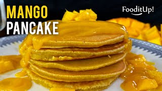 My Very Easy and Delicious Mango Pancake Recipe Impressed Everyone!  Check out how I made them !