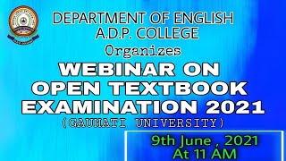 ONLINE OPEN TEXT BOOK EXAMINATION (Gauhati University)