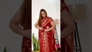 Classic Red Fir Karwa Chauth #saree #banarsisaree #fashion