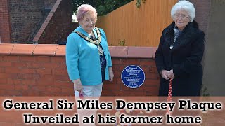 General Sir Miles Christopher Dempsey Blue Plaque Unveiling, New Brighton