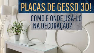 😲O Céu é o limite para o gesso 3d. vc vai se surpreender com a diversidade do gesso 3d na decoração!